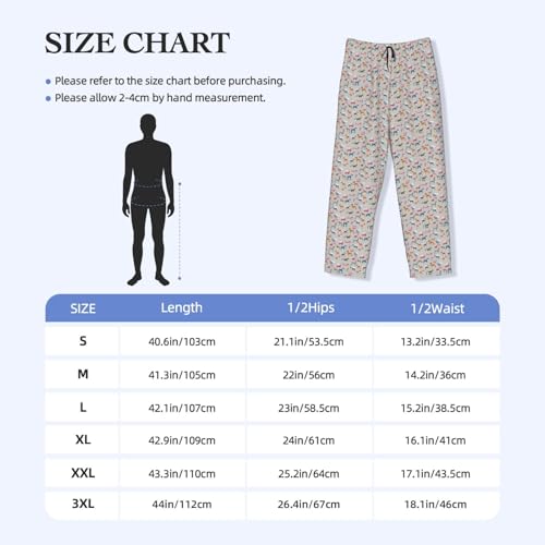 Pantalon de pyjama pour homme léger Hound Dog bas de nuit décontracté