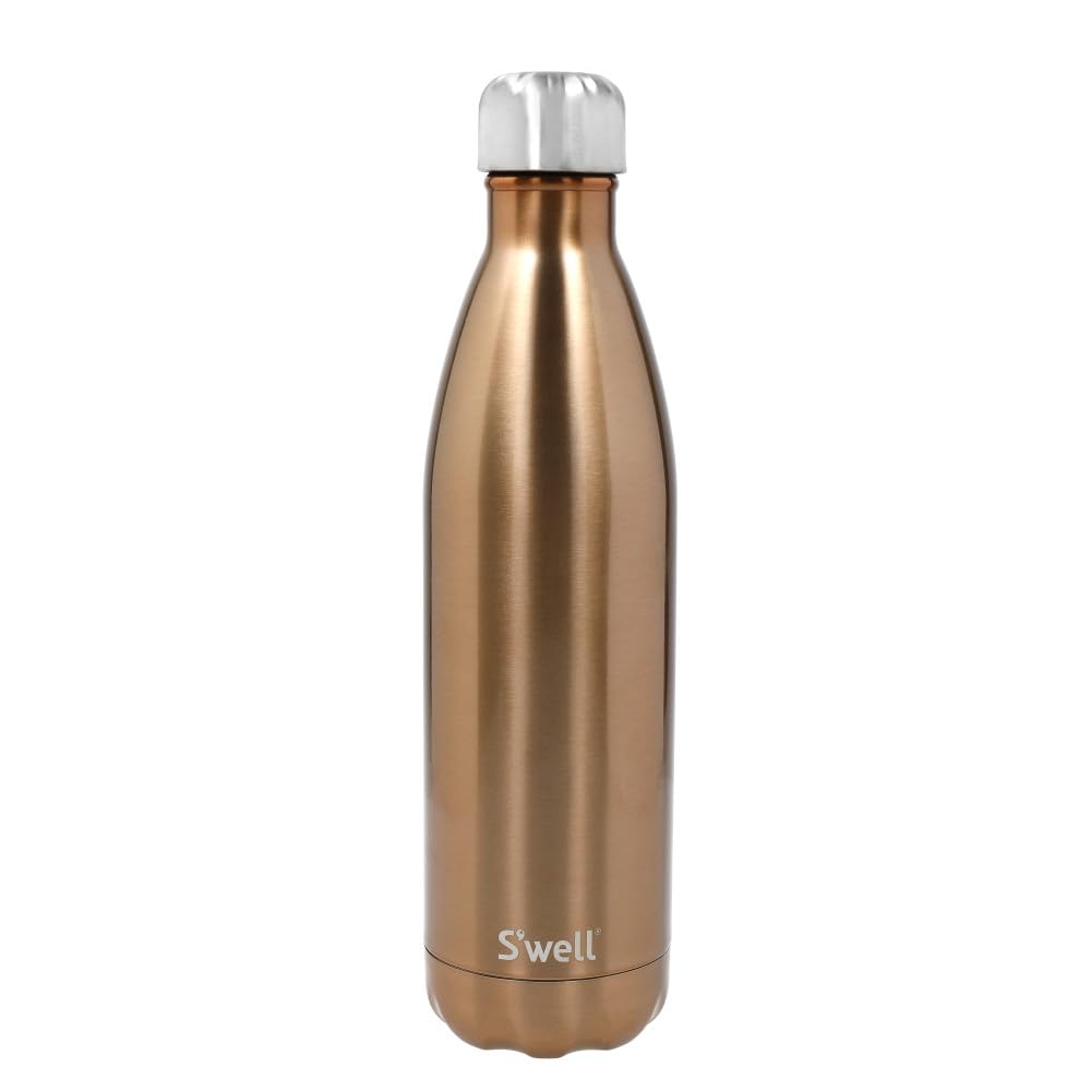 Rackhams Gold Pyrite Bottle, 750Ml - Stainless Steel - Water Bottle