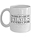 Taza De Porcelana,Regalo Para El Instructor De Pilates:La Mejor Taza De Té De Cerámica Blanca Del Mundo,Apreciación De La Novedad,Gracias Ideas De Regalo Para Navidad O Cumpleaños,Taza De Porcelana Pe