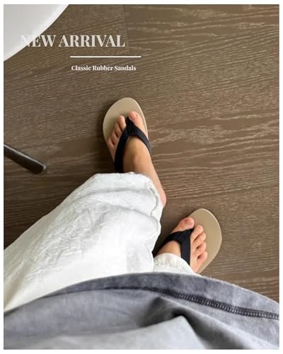Rubber Thong Sandals for Women Beach Flip Flops Casual Comfortable Slip On Flat Sandals Ladies Slides Slipper3