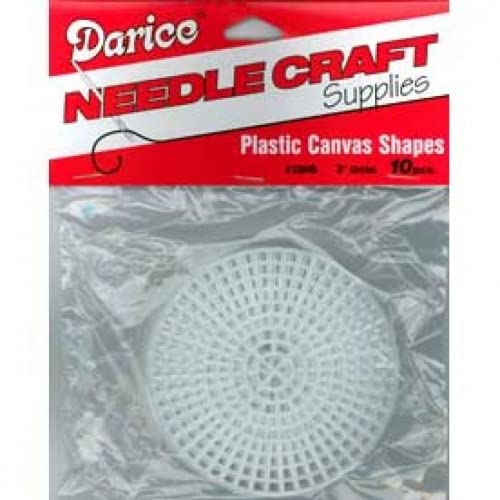 Darice7 HPI Plastic Canvas Circles - per Pack of 10