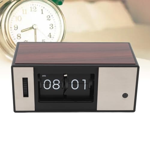 Reloj abatible digital retro para decorar mesas de despacho y salones modernos 4