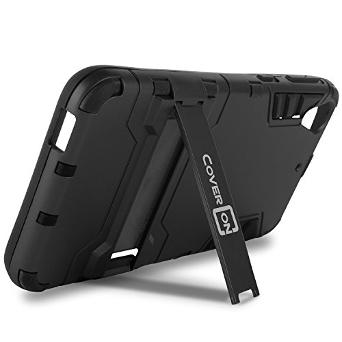 Htc Desire 626 / 626S Case, Coveron Shadow Armor Series Modern Style Slim Hard Hybrid Phone Cover With Kickstand Case For Htc Desire 626 / 626S - Black #TOP2