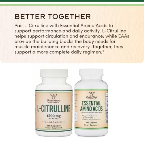 Double Wood Supplements DWLCI L Citrulline Supplement