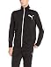 PUMA Men's Contrast Jacket, Puma Black/Puma White, Large