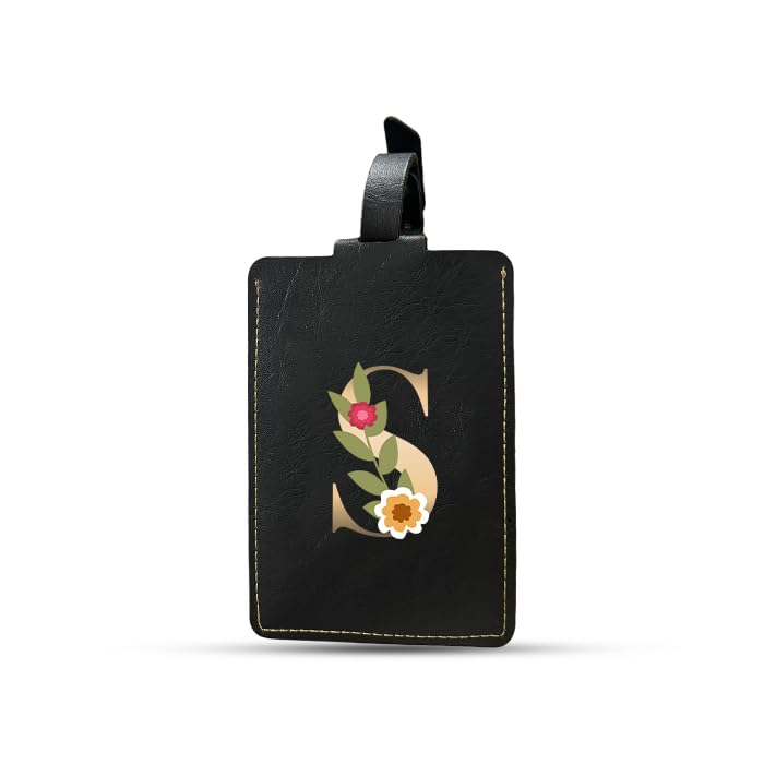 The Messy Corner Blossom Luggage Tag | Luggage Tag for Men & Women | Alphabetical Initial Travel Tag | Travel Identification Tag for Bag & Backpacks | Unisex Travel Gift |AZ| (S)-image-46
