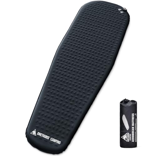 ONETIGRIS CAMPING AERODREAM Self-Inflating Mattress,4.1 R Inflatable Foam Sleeping Pad