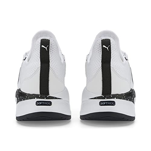 PUMA PUMA Women's SOFTRIDE Premier Slip On Sneaker, White Black, 11.5