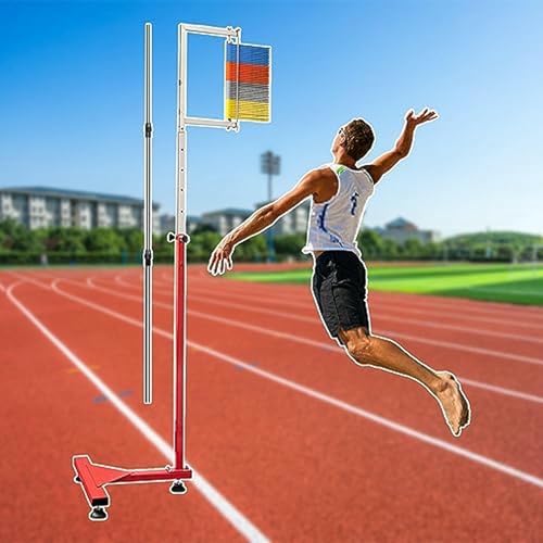 Vertikaler Sprungtrainer mit Reset-Stange, professionelles Springfähigkeitstester, Bodenstehendes Sprunghöhenmessgerät
