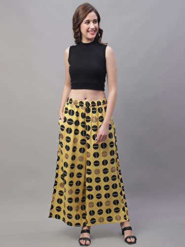 Image of Pistaa's Women's Regular Fit High Rise Palazzo