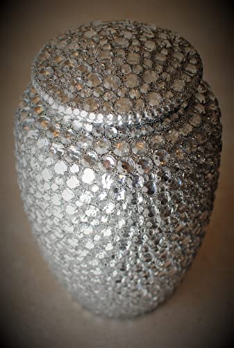 Today'S A Gift Diamond Sprinkled : Human Ashes Cremation Urn | Crystal Studded Urn thumb #7