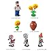ROLOSO Plants and Zombies Toys Figures vs Peashooter Party Favors Birthday Decorations Supplies Plush Sets Playset Series 2 PVZ Kids Games Books Zomboss Gargantuar with Storage Box