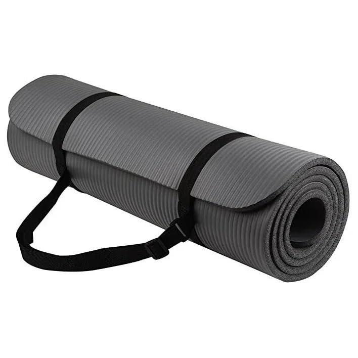 Tappetino Yoga Tappetino in gomma for fitness in silicone antiscivolo for digitopressione da 10 mm Attrezzatura for yoga Esercizio di pilates unisex