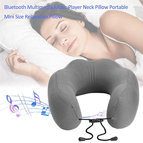 Preisvergleich Produktbild Bulary Lautsprecher-Kissen-Kopfhörer-Kissen... Bluetooth-Musik-Spieler-Nackenkissen-... Minigrößen-Entspannungs-Kissen