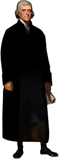 LEMONSODA United States of America Presidents - Thomas Jefferson - Founding Fathers Cardboard Cutout Life Size 6 Feet
