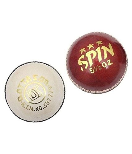 Image of Dattason Spin 51 /2 oz Cricket Leather Ball for Boys /Girls