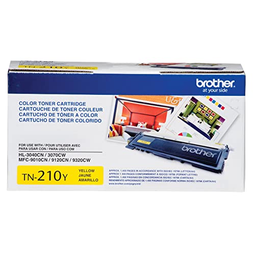 Brother Genuine TN210Y Color Laser Yellow Toner Cartridge, (Package May Vary) - image 1