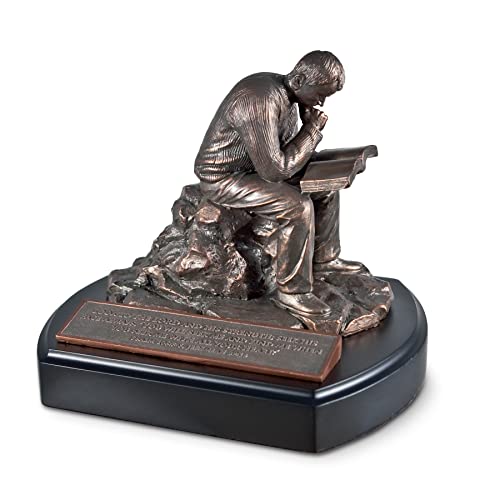 Figura Escultura en Resina Tono Bronce 7 Pulgadas