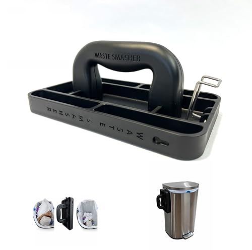Waste Smasher - Manual Trash Compactor Tool - Hand-Held Garbage