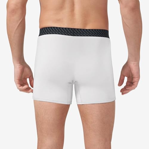 Tommy John Men’s Trunk 4” Underwear - Cotton Basics Boxers with Supportive Contour Pouch -Naturally Breathable Stretch Fabric3