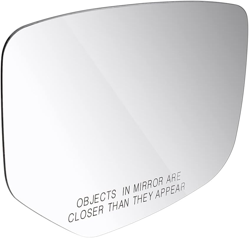 DNA Motoring OEM-MG-0581 Factory Style Powered Adjustment Right Passenger Side Mirror Glass Non-Heated Compatible with 2013-2017 Accord,w/Back Plate