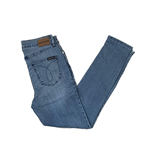 Calvin Klein Jeans Women's High Rise Skinny Jean (Ice Blue, 10)