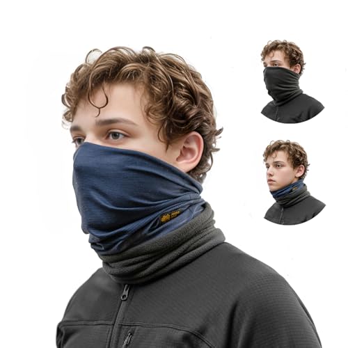 Moss and gear Adulto Unissex Polaina De Inverno Para Jovens, Máscara Esqui - Facial Atividades Em Cl