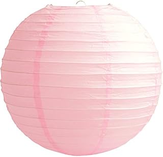 4",6",8",10",12",14",16" Round Paper Lanterns Lamp Shade Wedding Birthday Party (12"(30CM), Baby Pink)