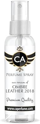 CA Perfume Club Impression of T Ford Ombre Leather 2018 For Women & Men Replica Version Fragrance Dupes Concentrated Long Lasting Eau de Parfum Spray Refillable Atomizer Bottle2Fl Oz/60ml-X1