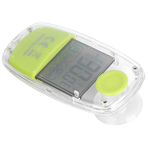 Alvinlite Thermometer, Solar Window Suction Cup Mini LCD Electronic Digital Display Thermometer Thermometer Household Goods
