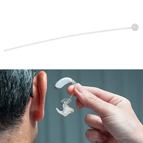 20 peças de fio de limpeza de aparelho de som transparente reutilizável remove impurezas amplificado