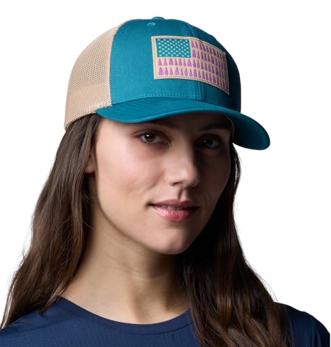 Image of Columbia Unisex Adult PFG Logo Mesh Ball Cap