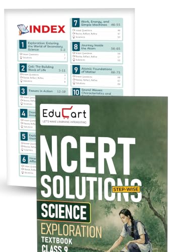 Image of Educart Class 9 Science & Mathematics NCERT Textbook Solutions Bundle 2027 (2026-27)