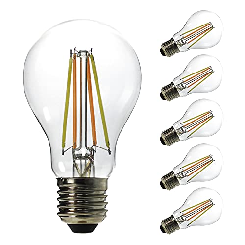 Benexmart Tuya WiFi A60 E27 CCT ampoule à Filament LED lampe Cover