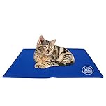 Bravpet Tappetino Rinfrescante, Imbottitura auto-rinfrescante per animali domestici, Comodità per Cani e Gatti(M)