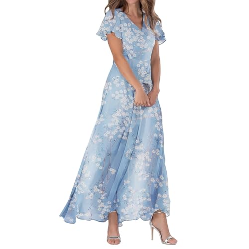 Robe en mousseline de soie premium à volants coupe haute couture
