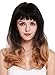 Produktbild WIG ME UP - G1733-1344R4 Perücke Damenperücke lang Pony leicht gelockt Balayage Dunkelbraun Rotblond