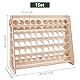 PH PandaHall Paint Rack Organizer Holzfarben Organizer, 54 Löcher Farbregalständer in antikem Holz Craft Farbe Halter Stand für Farbflaschen Miniatur-Farbset, 40.9x13.2x32cm