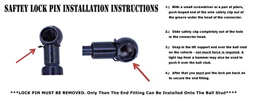 2 Pieces (Set) Tuff Support Rear Liftgate Lift Supports Replacement For: 2008 To 2013 Toyota Highlander With Power Liftgate (Usa Built Models Only) #TOP2