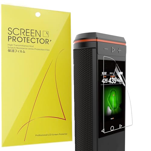 Lamshaw Compatible with Bushnell Golf Wingman Screen Protector, [6 Pack] Full Coverage TPU Clear Film Compatible with Bushnell Golf Wingman (6 Pack)