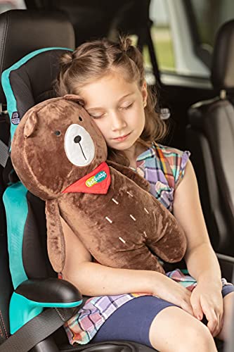 Beltbuddys Seat Belt Cover For Kids - Teddy The Bear Seatbelt Pillow For Kids Of All Ages - Extra Soft Kids Pillow For Head, Neck, Shoulders - Also Serves As A Car Pillow For Kids & Headrest Cover #TOP5