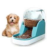 kathson Automatic Cat Feeder Dog Food Dispenser Pet Food Feeding Station Gravity Feeder Cat Dry Food