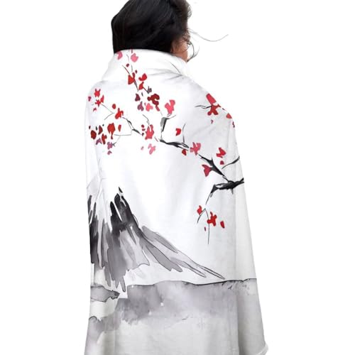 Couverture japonaise ronde flanelle de qualité supérieure pour ameublement