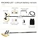 CUTPOIY Telescopic Solar Panel Cleaning Tool, Electric Dual Head Brush, 7.5m Lithium Battery PV Panel Washer, Outdoor Window Glass Cleaner, Efficient Wash Machine, Lithiumbattery-3.5m