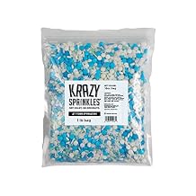 BAKELL Let It Snow Mixed Sprinkles | Gluten-Free, Nut-Free | Cakes, Cake Pops, Brownies, Baking 454g 1 LB