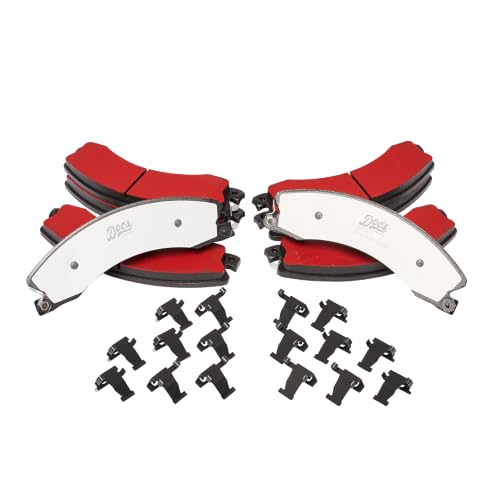 Doc's Diesel Front Brake Pads for 6.6L Duramax Chevrolet/GMC 2500HD, 3500HD, Express/Savana Vans 2009-2019 | Semi-Metallic, Severe-Duty, Hardware Included | 4 x Pads