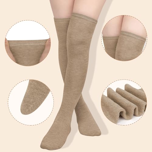 Image of Chalier Womens Thigh High Socks, Thigh Socks Stockings for Women