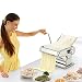 Máquina de pasta manual Cocoarm, cortador de pasta de acero inoxidable con perilla de ajuste para configuraciones de grosor múltiple para espaguetis, fideos, lasaña, la mejor máquina de pasta