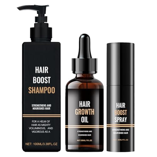 Root Activator Shampoo & Spray & Oil Set, Herbal Root Activator Shampoo for Hair Growth, Natural Hair Regr?wth Shampoos for Men 