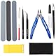 HSEAMALL 11 STÜCKE Modellbau Werkzeug Set,Gundam Modeler Grundwerkzeuge Hobby Werkzeug Sets Basic Tools für Auto Modell Bausatz DIY Reparatur